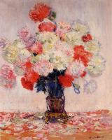 Monet, Claude Oscar - Vase of Peonies